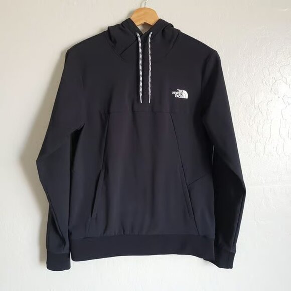 The North Face Tekno Fresh Hoodie Pullover Softshell Jacket Black Size Womens XS - Picture 1 of 6
